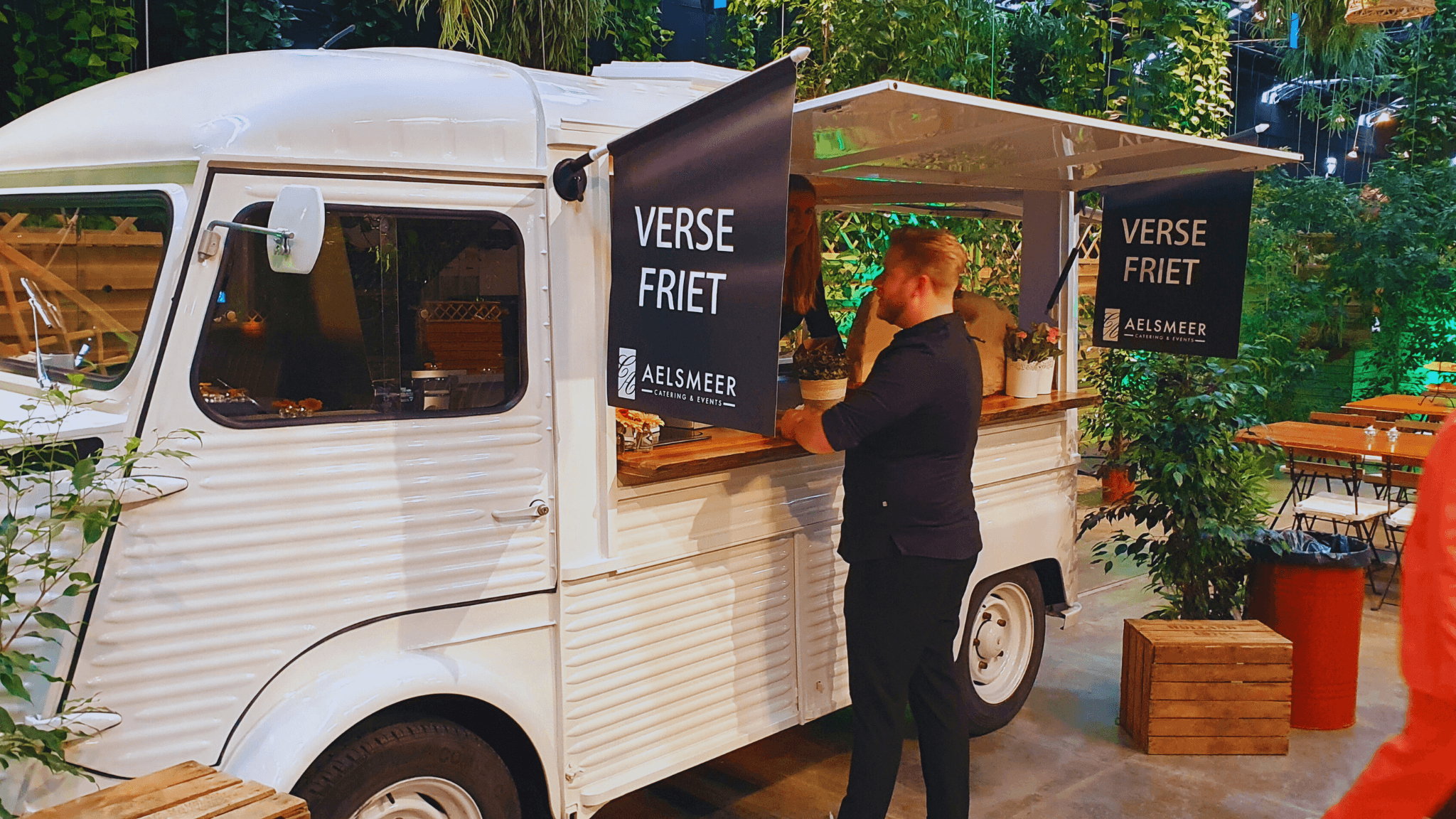 Frietkar op locatie Aelsmeer Catering & Events
