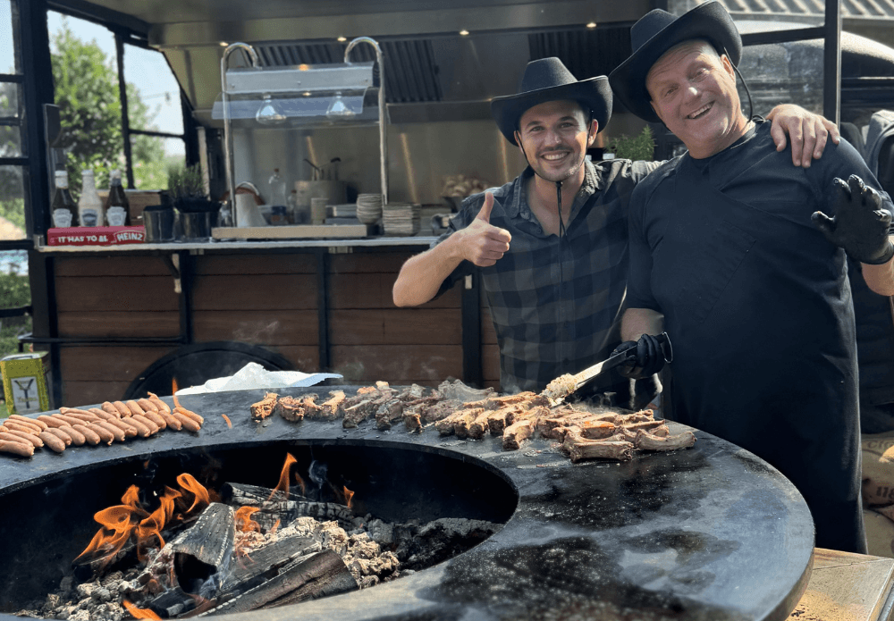 bbq koks op locatie bij ofyr