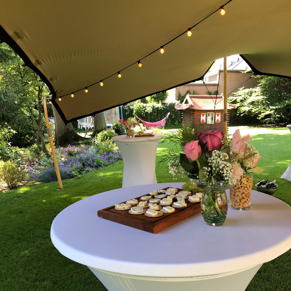 inrichting en decoratie tuinfeest