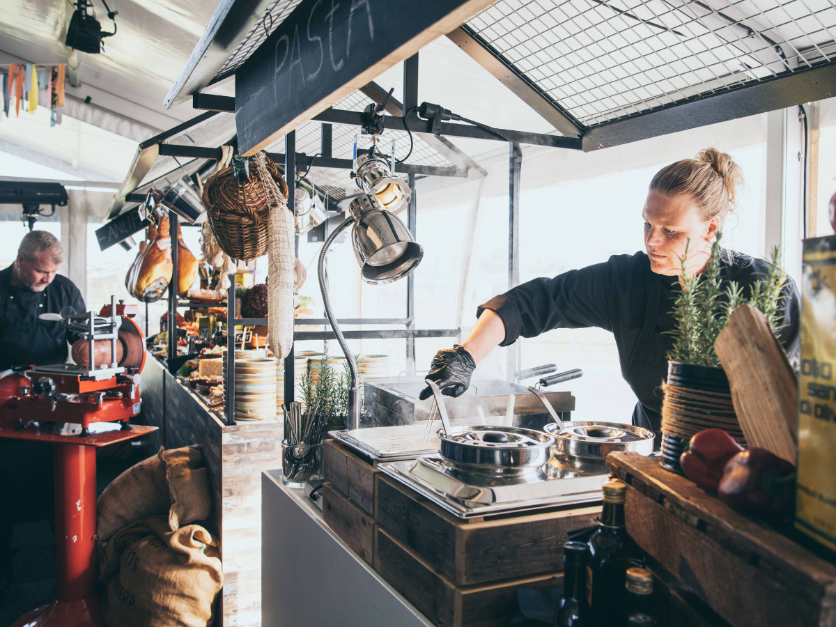 bedrijfsfeest live cooking