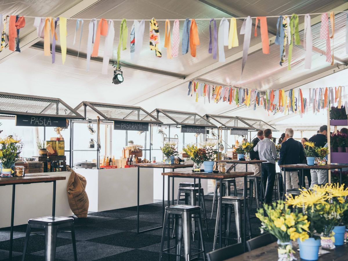 bedrijfsfeest catering op maat foodmarket